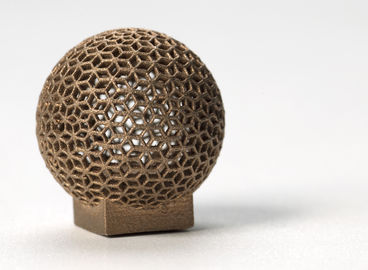 China Impresión del aluminio DMLS 3D para la forma de la esfera, electrochapado de oro proveedor
